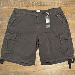 Four Steeds Dark Grey Size 18 Shorts Imperfection Discolor On Right Waist